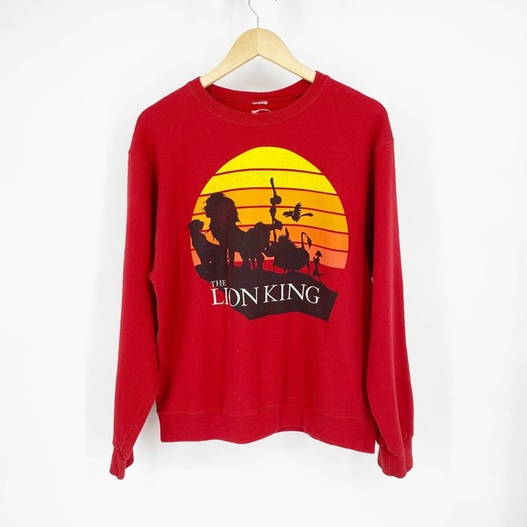 Disney Other - DISNEY The Lion King Graphic Pullover Sweatshirt M